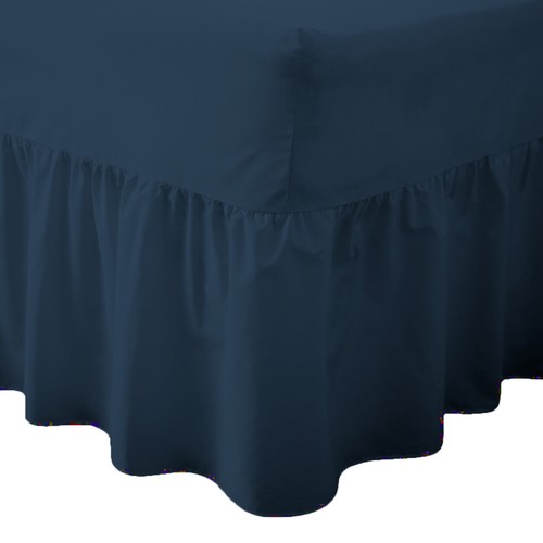 Extra Deep Fitted Valance Sheet Polycotton Single Double King Super King Size - Picture 27 of 30