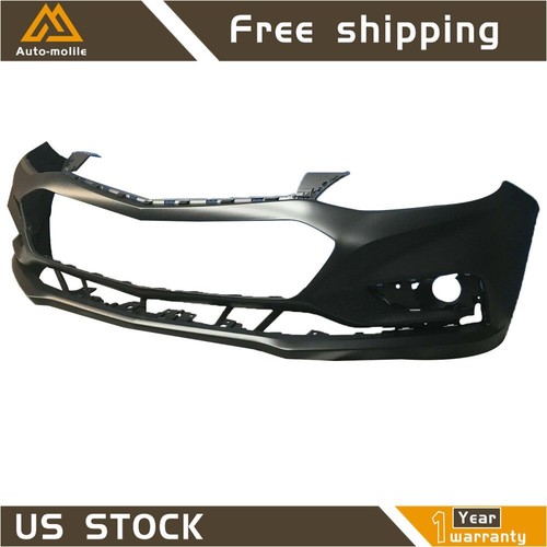 New Front Bumper Upper Lower Grille & Front Bumper Cover For 16-18 Chevy Cruze - Picture 5 of 12