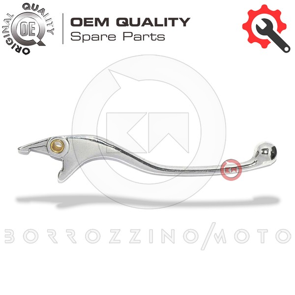 Vorderer Bremshebel Rechts Verchromt Honda NT Hawk GT (RC312) 650 Jahr 1989-image