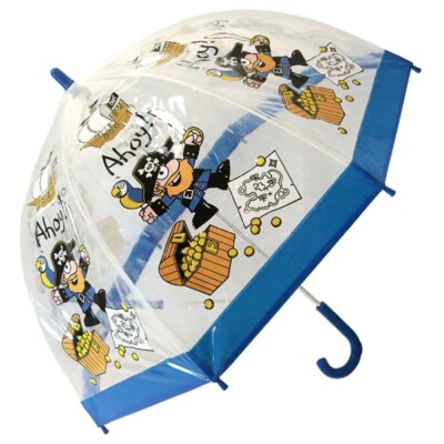 Bugzz PVC Kuppelschirm für Kinder - Piraten