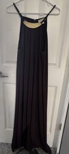 Michael Kors Chocolate Brown Evening Cocktail Long Dress Woman’s XL
