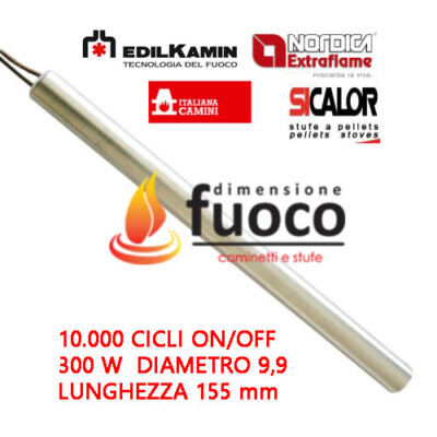 Candeletta Accensione Stufa Pellet - 300W 155mm Per Edilkamin, Nordica, Extraflame E Altri Modelli - Foto 11