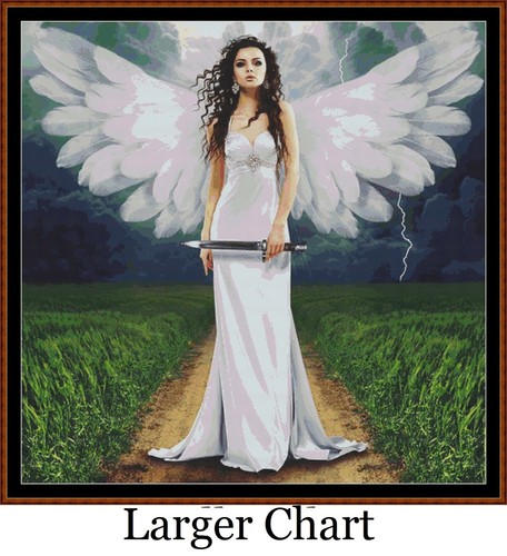 WHITE FAIRY cross stitch pattern (punto cruz) {had - Picture 5 of 5