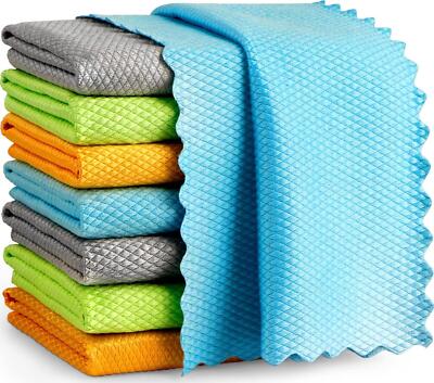 Mikrofaser Reinigungstuch 8er Pack, Mehrzweck Fischschuppen Reinigungstuch Gratis CM