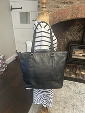 Borsa grande Kate Spade Larchmont Avenue Penny in pelle nera con ciottoli 63321