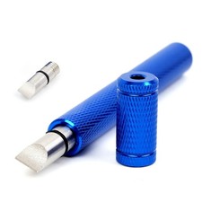 Ronnzsoer Golf Club Cleaner Iron Out Groove Sharpener with Spare Blue