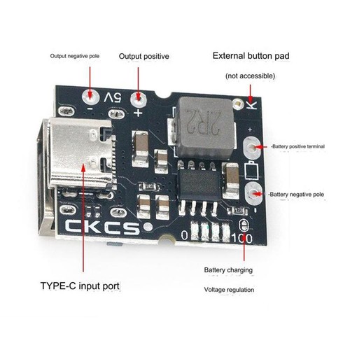Module de charge et de décharge avancé de type C haute précision 5V2A perform - Photo 9 sur 16