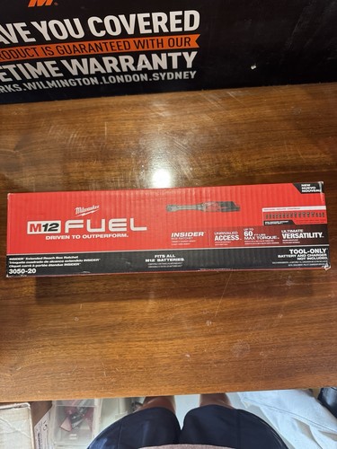 Milwaukee 3050-20 M12 FUEL 12V INSIDER Extended Reach Box Ratsche - NEU