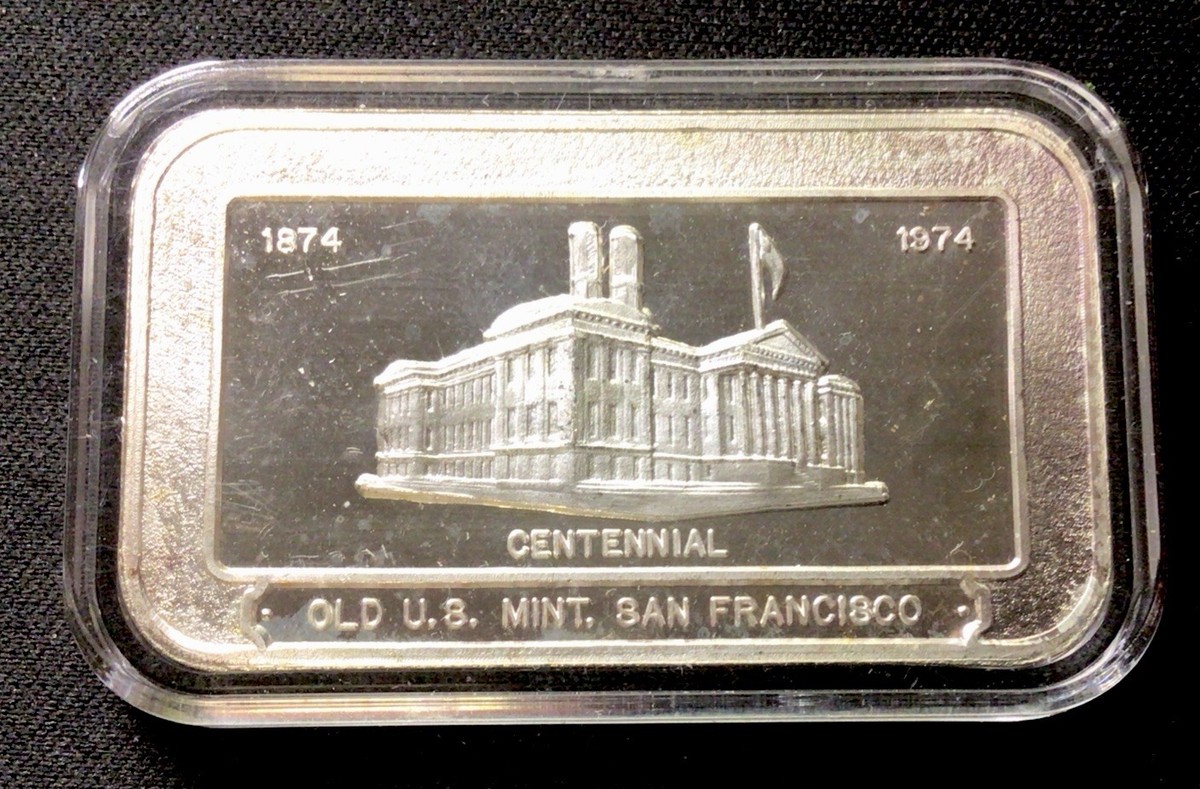 Rare 1974 Old US Mint San Francisco Pioneer Mint 1oz .999 Fine
