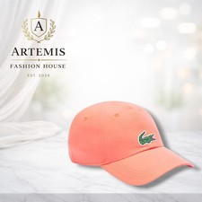 Lacoste x Novak Djokovic Unisex Peach Pink Sport Microfober Cap One Size