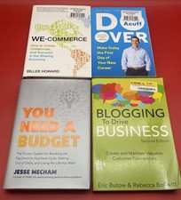 Lot of (4) Business-Budgeting-Career Books Excellent Condition