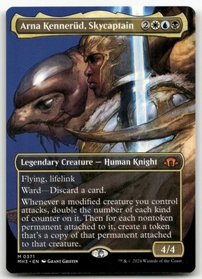 Arna Kennerud, Skycaptain (Borderless) #371 (NM) Modern Horizons 3 MH3 Magic MTG