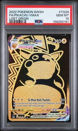 PSA 10 Pikachu VMAX (Secret) TG29/TG30 Swsh11: Lost Origin Trainer Gallery Holo