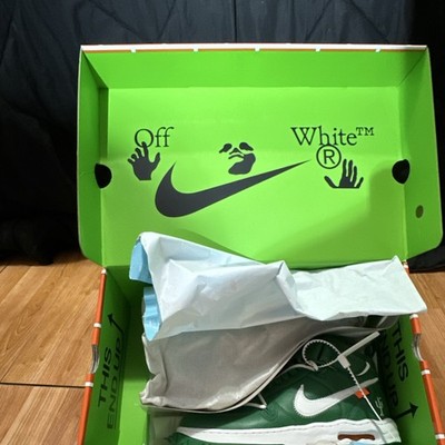 Nike Off-White Air Force 1 Mid SP Leather Pine Green DR0500-300