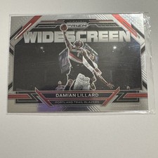 2022-23 Panini Prizm #10 Damian Lillard Widescreen Prizms Silver