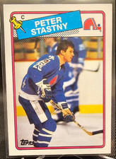 1988-89 Topps Peter Stastny #22 Quebec Nordiques