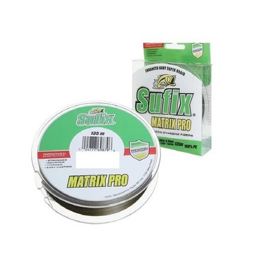 Sufix Matrix Pro Black 0,20mm / 18kg / 135m Geflochtene Schnur