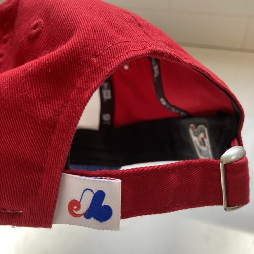 Montreal Expos New Era Cooperstown Collection Strapback Hat Cap MLB Rot Blau  - Bild 15 von 17