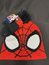 Kids Pom Beanie w/Stretch Mittens