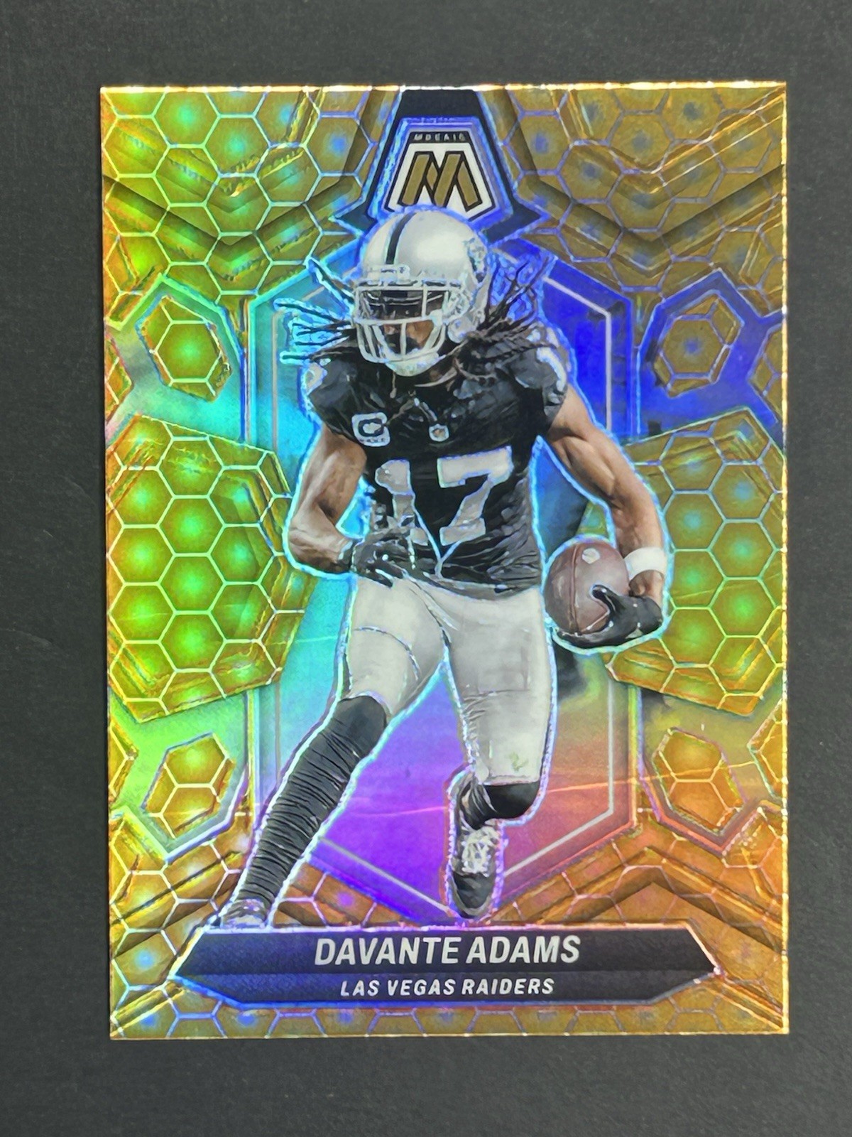 2024 Panini Mosaic ☆ Davante Adams #115 ☆ Honeycomb SSP - Raiders / Rams