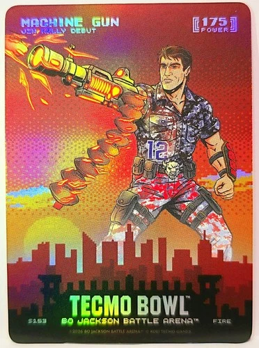 2026 Bo Jackson Battle Arena Tecmo Machine-Gun Fire Skyline Power 175 Jim Kelly