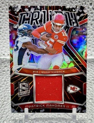 2024 Panini Spectra - Patrick Mahomes Crush Patch Card /75 #CRU-PMS MEM Chiefs
