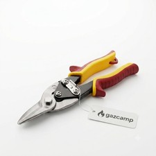 Gazcamp Blechschere 254 mm rechtsschneidend &ndash; Metallschere mit ergonomischen Kom