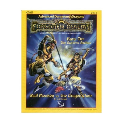 TSR Forgotten Realms Kara Tur - Mad Monkey vs. Dragon Claw VG+