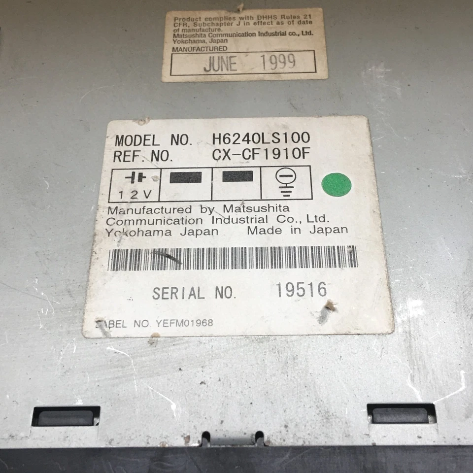 Radio cambiador de CD de 6 discos en tablero Subaru OEM H6240LS100 Foto 4 de 4