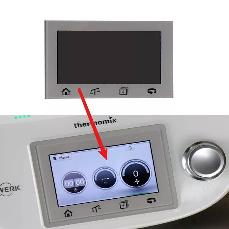 Original Vorwerk Thermomix TM5 TM 5 touch screen panel LCD display screen new #zc