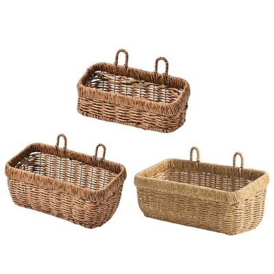 Unique Handwoven Wall Decoration Basket Storage Solution For Home Organization