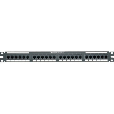 Panduit - DP246X88TGY - Panduit DP246X88TGY Network Patch Panel - 24 Port(s) -