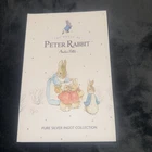 World Of Peter Rabbit Beatrix Potter with a 2.5g .999 Silver Ingot Peter Folder