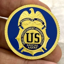 DEA UNITED STATES DRUG ENFORCEMENT ADMINISTRATION Special Agent Challenge Coin