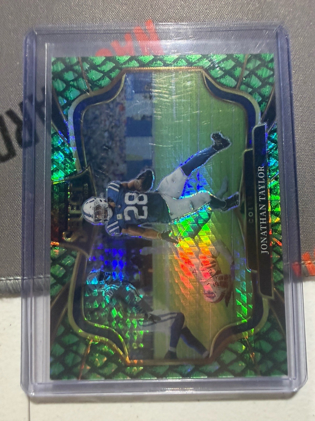 2025 Panini Select Jonathan Taylor Colts Field Level Dragon Scale /50 SSP Colts