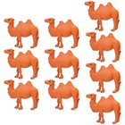  10pcs Camel Figurines: Miniature Animal Statue Desert Animal Figurines Toys