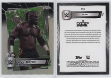 2025 Topps Chrome WWE Neon Green & Black Refractor Oba Femi #113