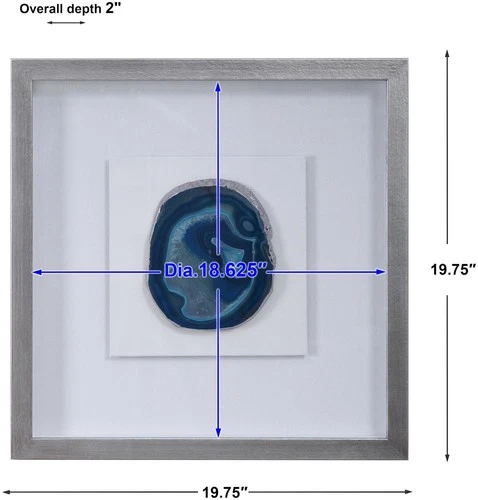 Uttermost 04226 Kalia 19-3/4" x 19-3/4" Framed Decorative Panel - White - Picture 6 of 7