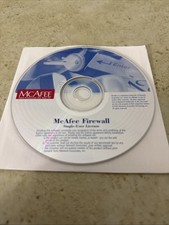 McAfee Firewall Vintage CD Software PC; 2000 
