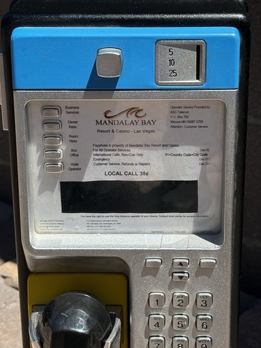 Mandalay Bay Casino Protel XP Payphone Parts/Repair Untested - Picture 3 of 12