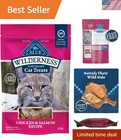 Blue Wilderness Grain-Free Soft-Moist Cat Treats 2-oz Chicken & Salmon