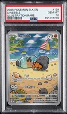 2025 POKEMON BLK EN-BLACK BOLT ILLUSTRATION RARE #129 DWEBBLE PSA 10 on eBay