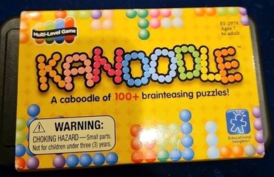 Educational Insights Kanoodle 3D Brain Teaser Puzzle Game, Featuring 100 Challen