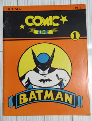 Comic Zine #1 1971- Batman Serials - Fandom Rare Fanzine First issue Rare