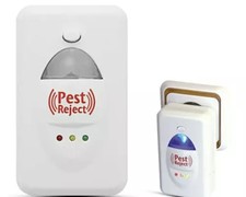 PEST REJECT SCACCIA INSETTI ANTI SCARAFAGGI FORMICHE TOPI RAGNI MOSCHE ZANZARE