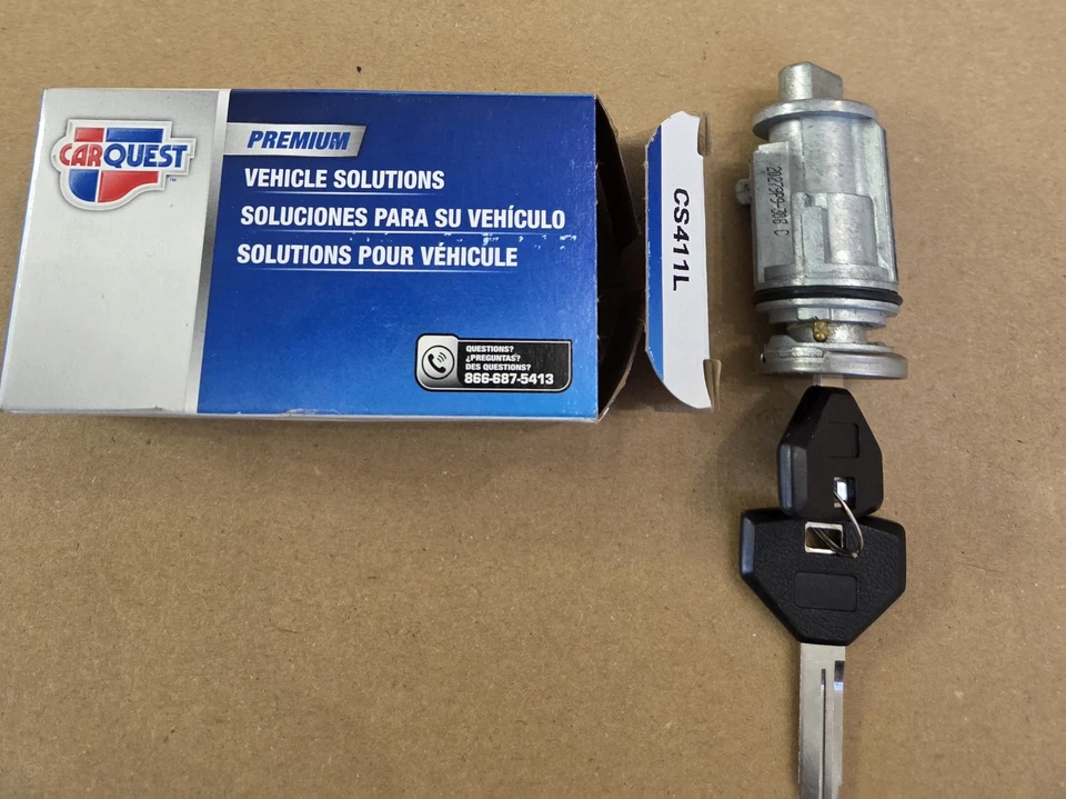 Conjunto de cilindro de bloqueo de encendido CarQuest CS411L Foto 3 de 3