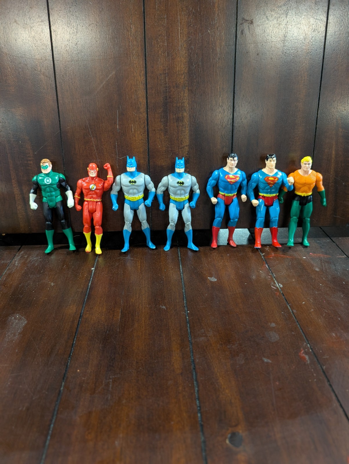 Vintage 1984 Kenner DC Super Powers Batman/Superman/Flash/Aquaman/Green Lantern