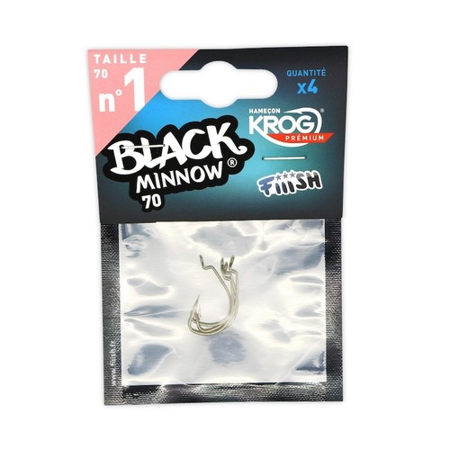 Fiiish Hameçon Krog by VMC pour Black Minnow - Photo 2/15
