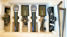    Pyle PDWM4350U UHF Wireless Microphone System - 4 Mics, Good Condition 