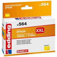 Edding Druckerpatrone Ersetzt Epson 78XXL, T7894 Kompatibel Gelb EDD-564 18-564